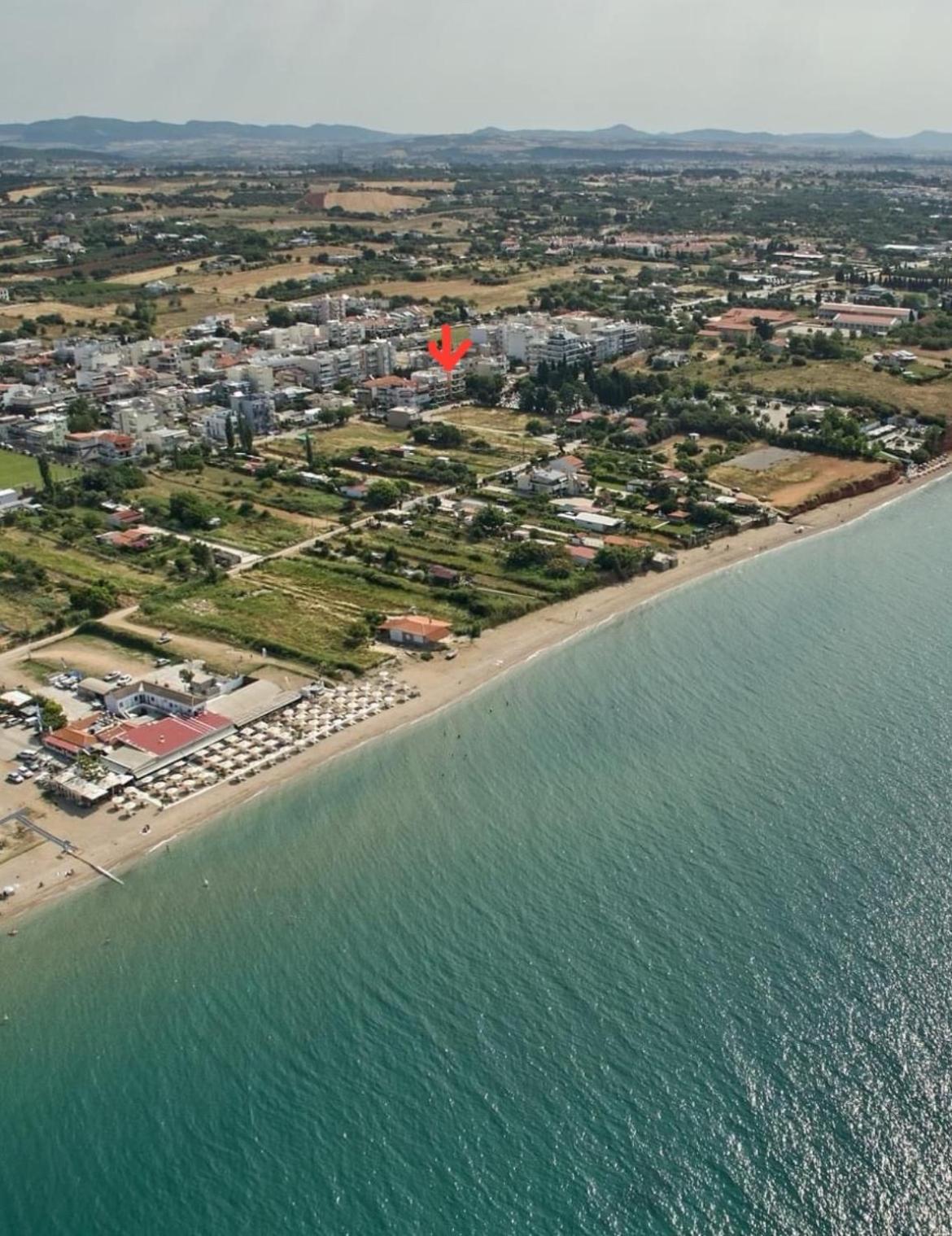 Studio Στην Νέα Χιλή Με Θέα Στην Θάλασσα Nea Chili Bagian luar foto